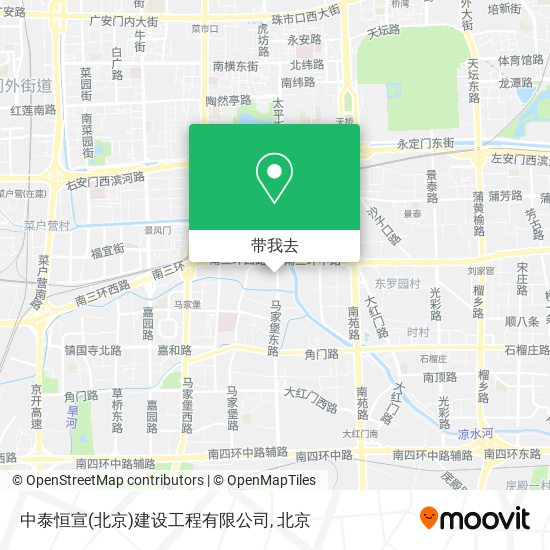 中泰恒宣(北京)建设工程有限公司地图