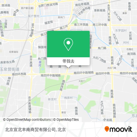 北京宣北丰南商贸有限公司地图