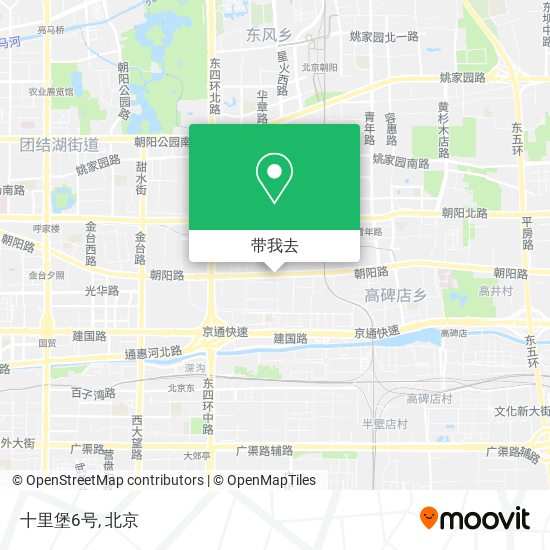十里堡6号地图