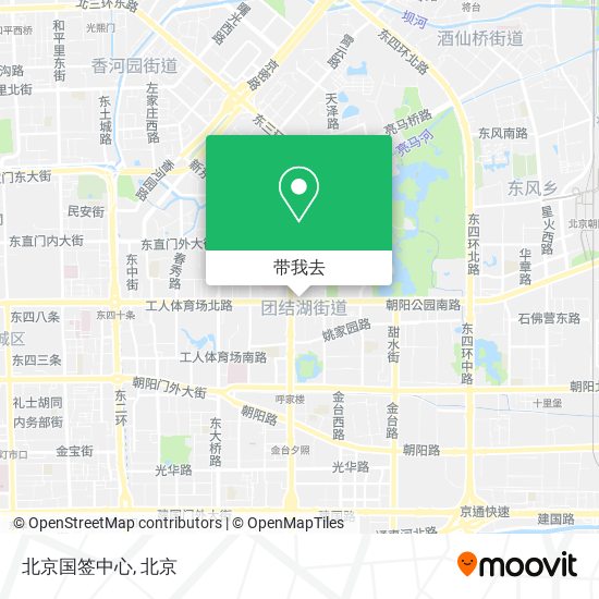北京国签中心地图