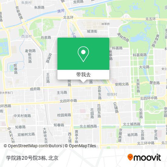 学院路20号院3栋地图