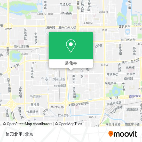 菜园北里地图