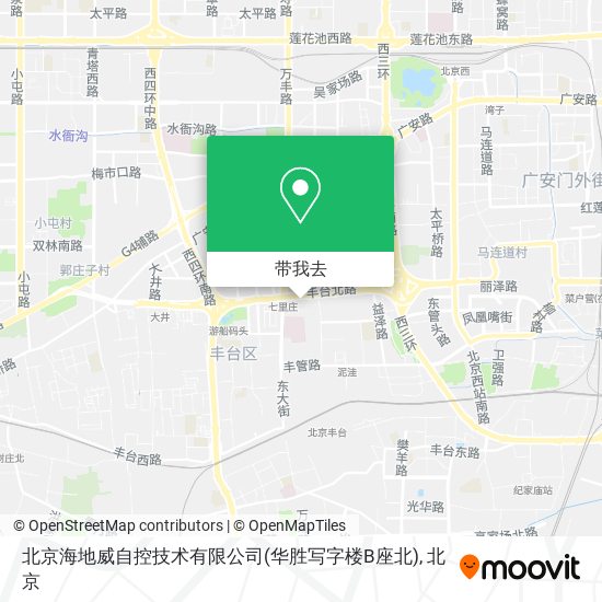 北京海地威自控技术有限公司(华胜写字楼B座北)地图