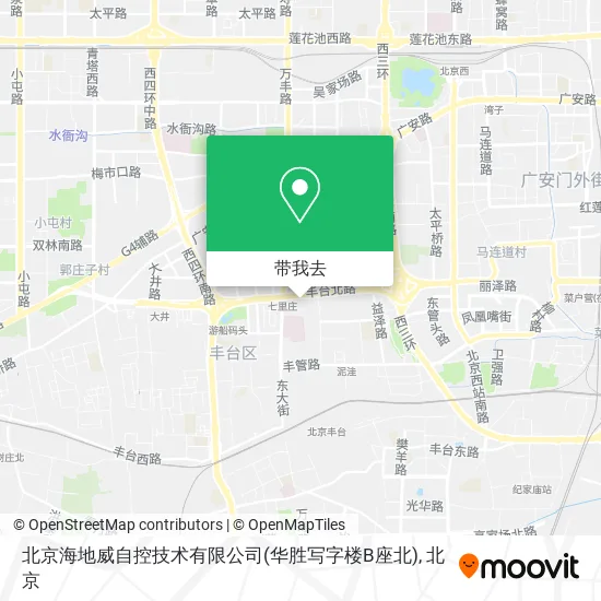 北京海地威自控技术有限公司(华胜写字楼B座北)地图
