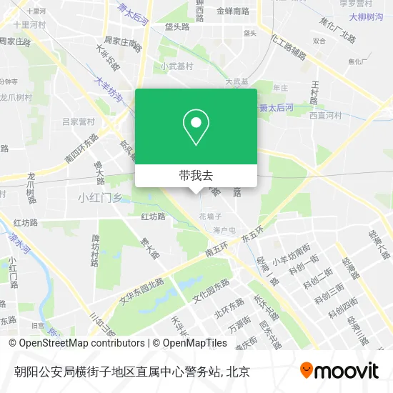 朝阳公安局横街子地区直属中心警务站地图