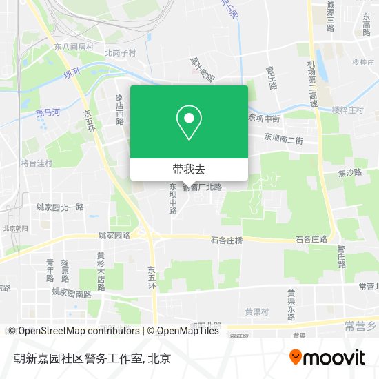 朝新嘉园社区警务工作室地图