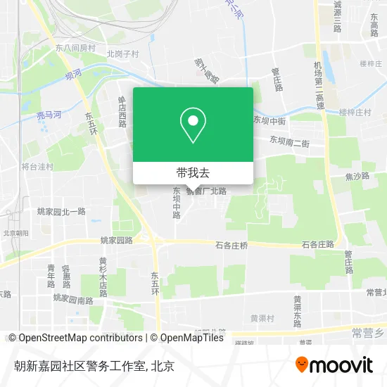 朝新嘉园社区警务工作室地图