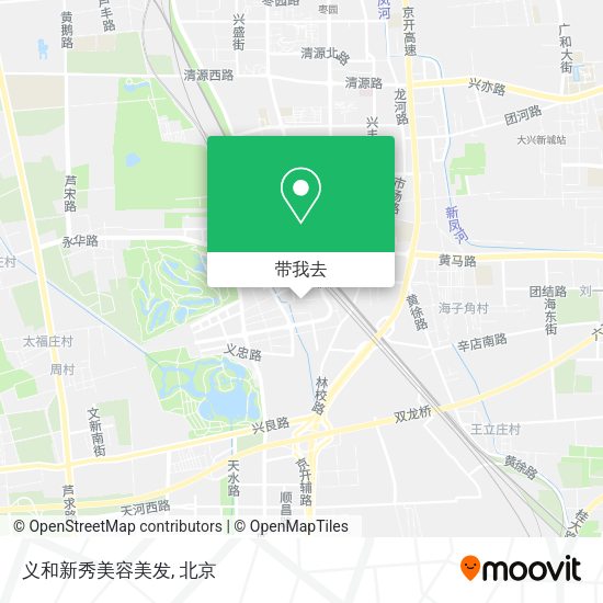 义和新秀美容美发地图