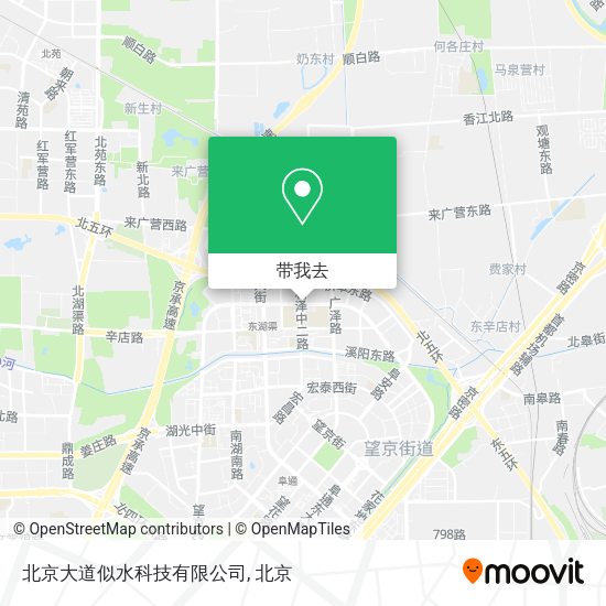北京大道似水科技有限公司地图