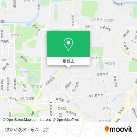 望京动漫水上乐园地图
