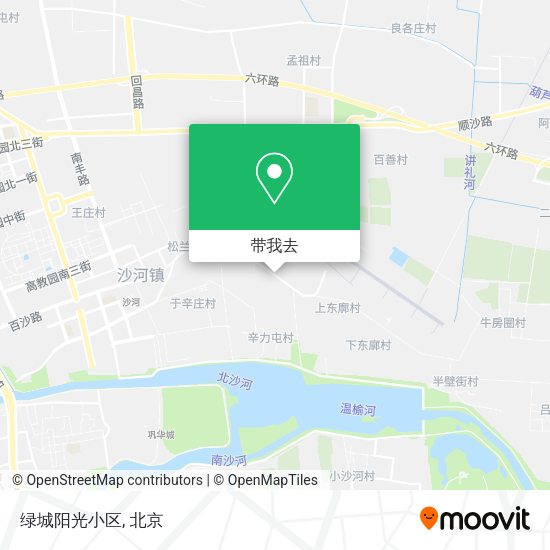 绿城阳光小区地图