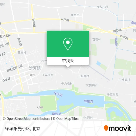 绿城阳光小区地图