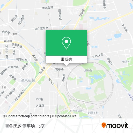 崔各庄乡-停车场地图