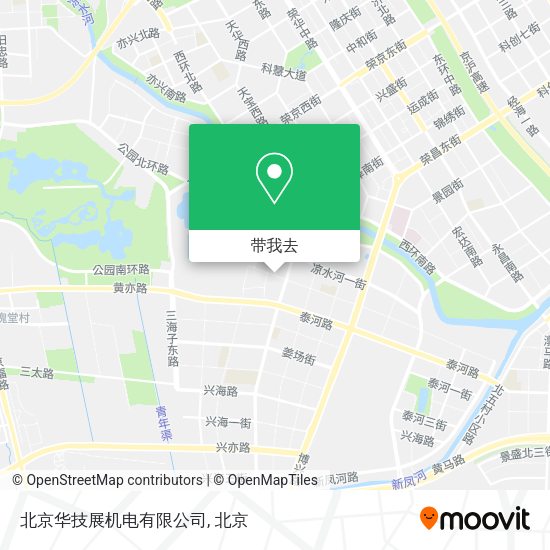 北京华技展机电有限公司地图