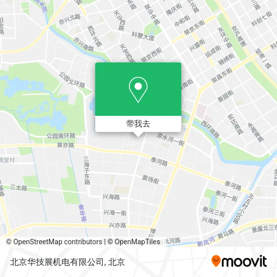 北京华技展机电有限公司地图