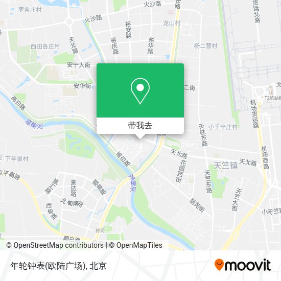 年轮钟表(欧陆广场)地图