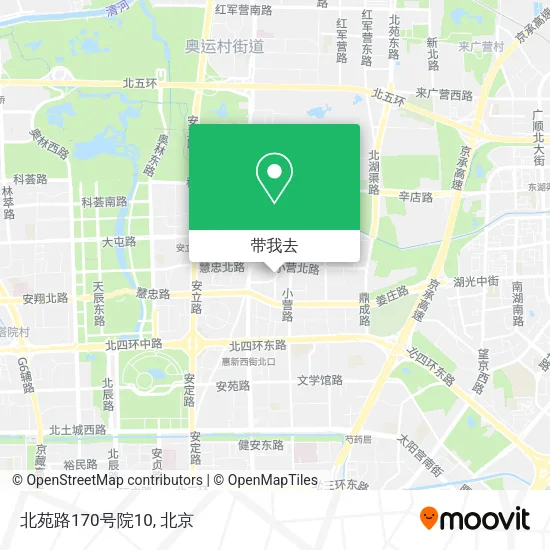 北苑路170号院10地图