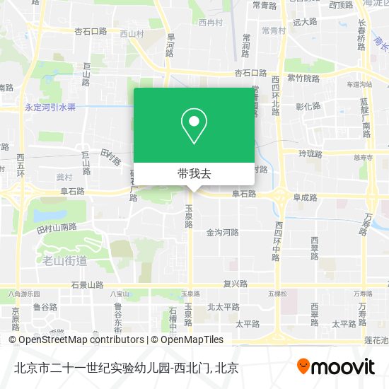 北京市二十一世纪实验幼儿园-西北门地图