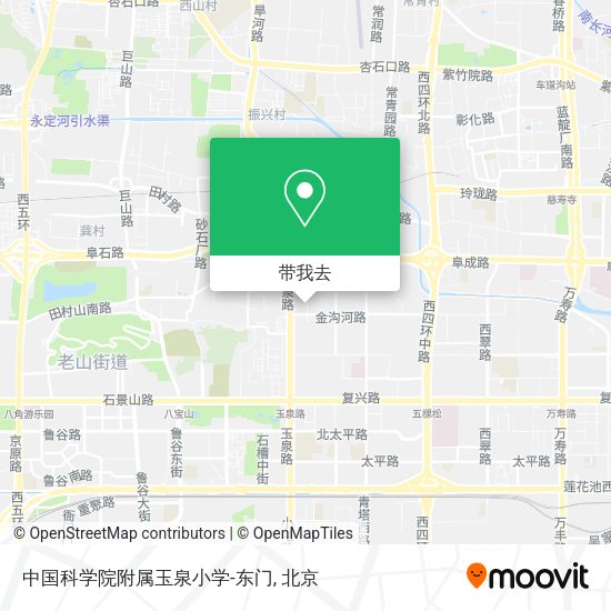 中国科学院附属玉泉小学-东门地图