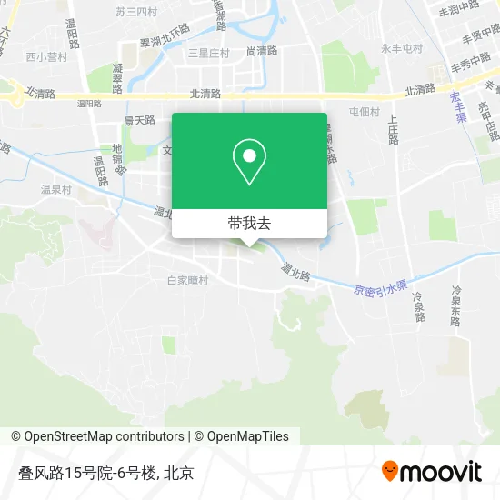 叠风路15号院-6号楼地图
