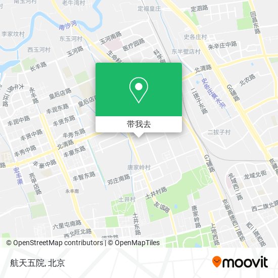 航天五院地图