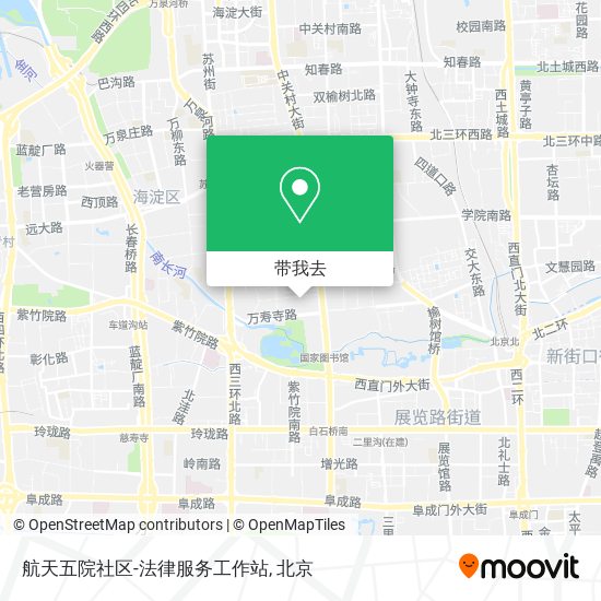 航天五院社区-法律服务工作站地图