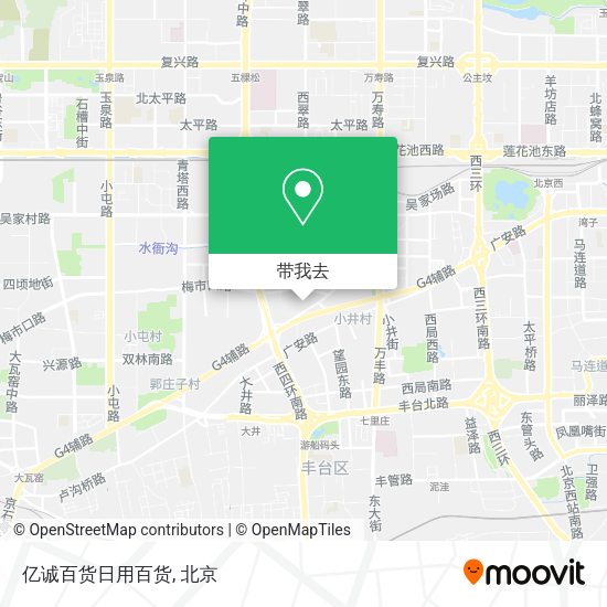 亿诚百货日用百货地图