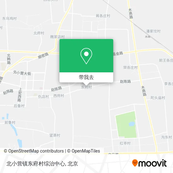 北小营镇东府村综治中心地图