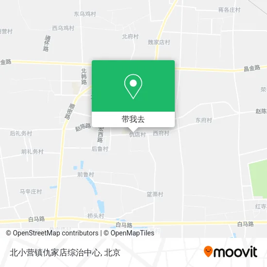 北小营镇仇家店综治中心地图