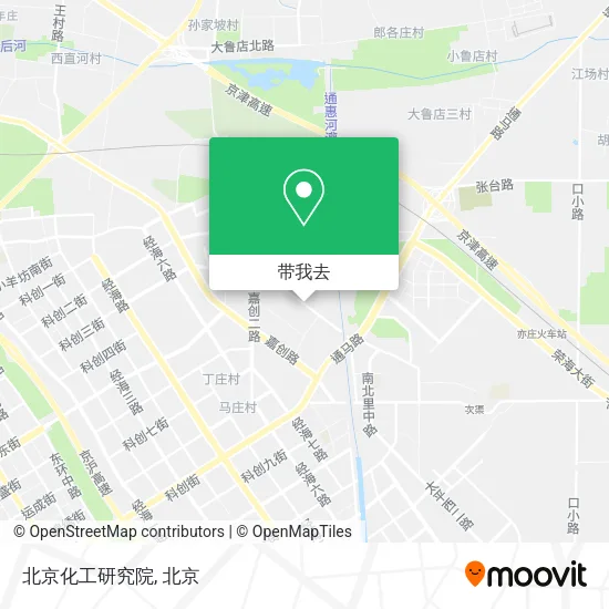 北京化工研究院地图