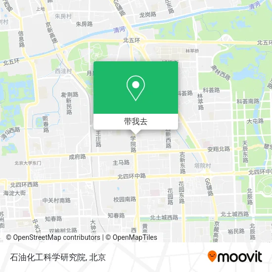 石油化工科学研究院地图