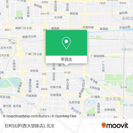 巨时比萨(西大望路店)地图
