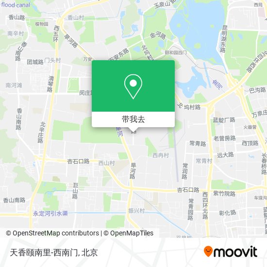天香颐南里-西南门地图