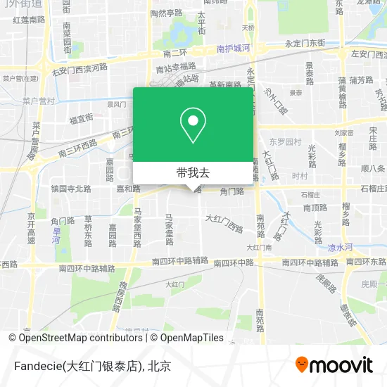 Fandecie(大红门银泰店)地图