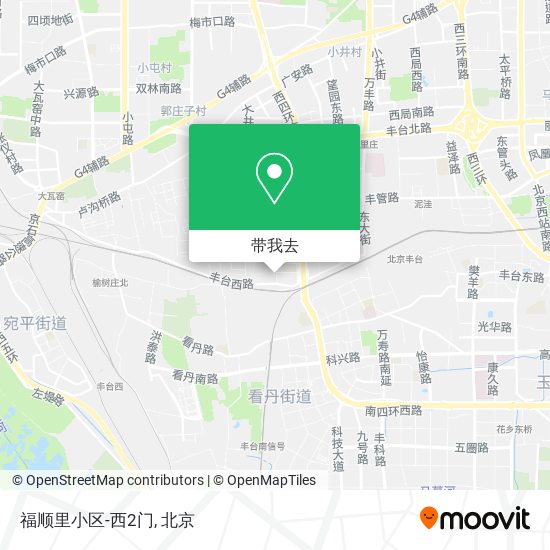 福顺里小区-西2门地图