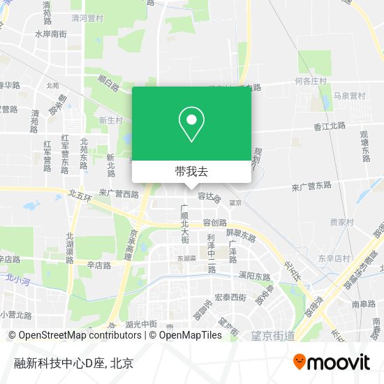 融新科技中心D座地图