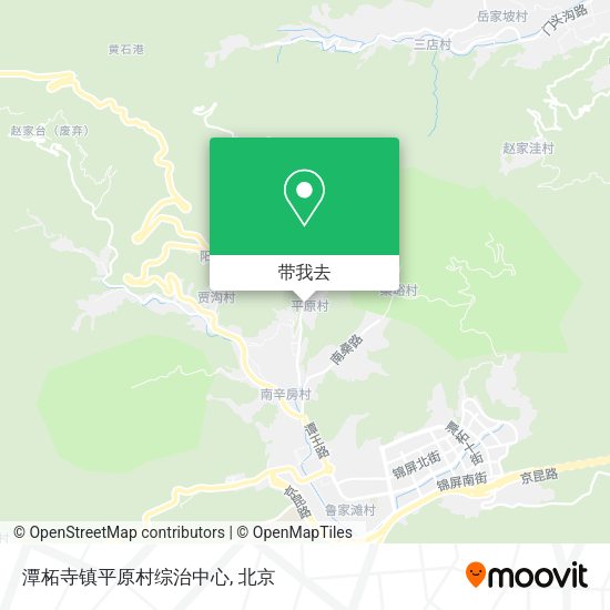 潭柘寺镇平原村综治中心地图