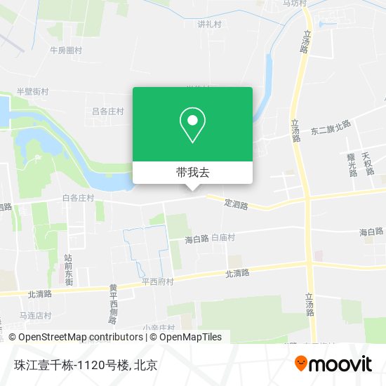 珠江壹千栋-1120号楼地图