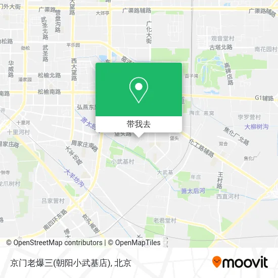 京门老爆三(朝阳小武基店)地图