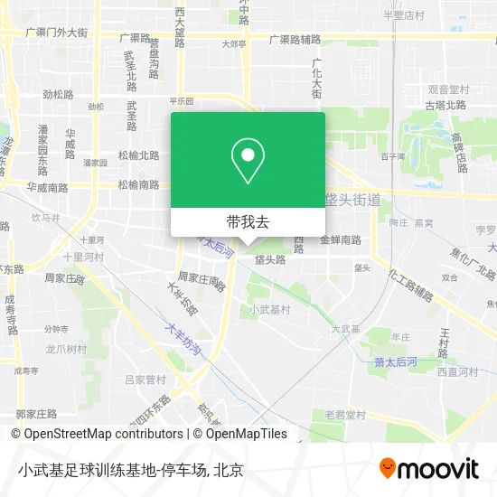 小武基足球训练基地-停车场地图