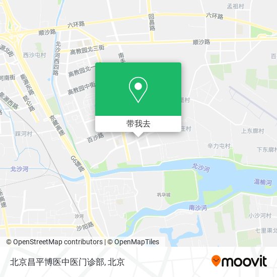 北京昌平博医中医门诊部地图