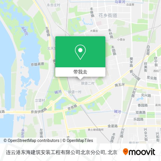 连云港东海建筑安装工程有限公司北京分公司地图