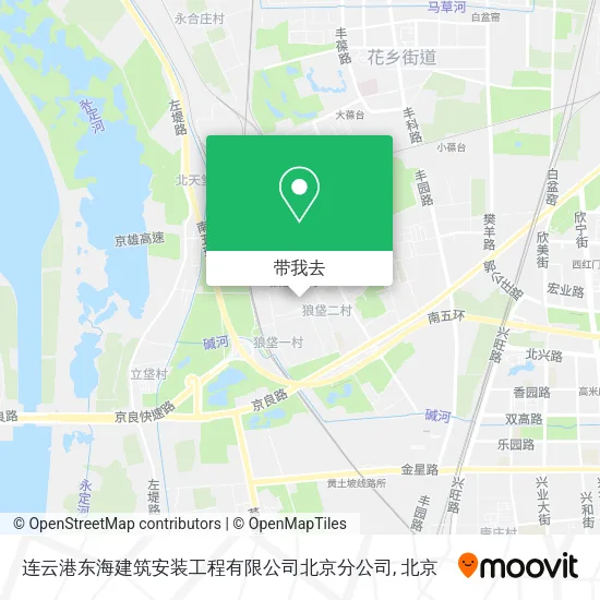连云港东海建筑安装工程有限公司北京分公司地图