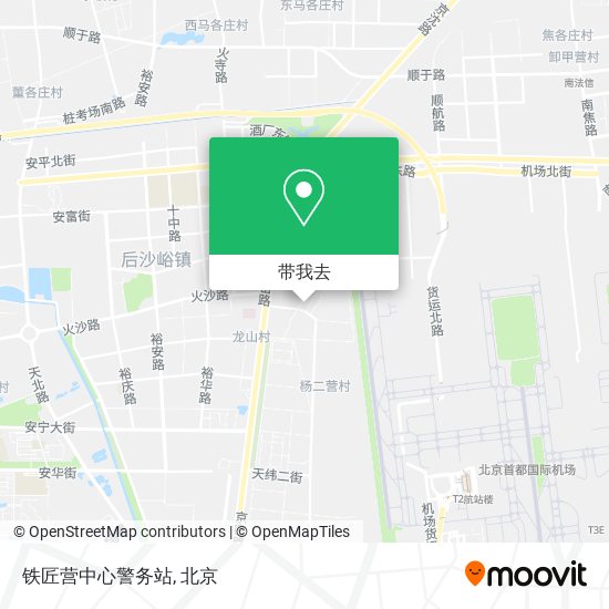 铁匠营中心警务站地图