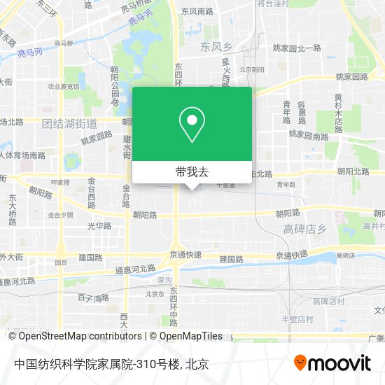 中国纺织科学院家属院-310号楼地图