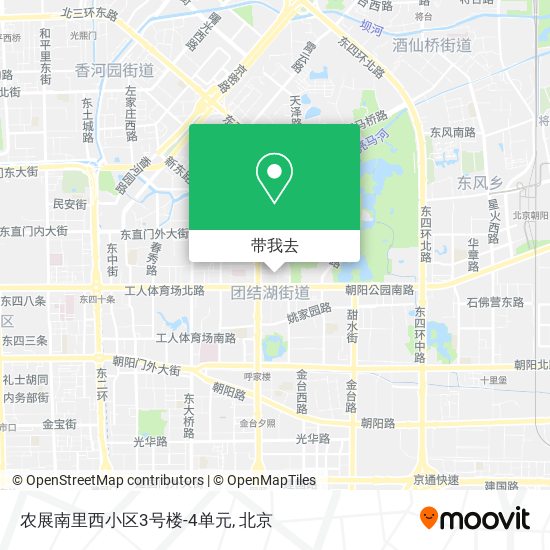 农展南里西小区3号楼-4单元地图