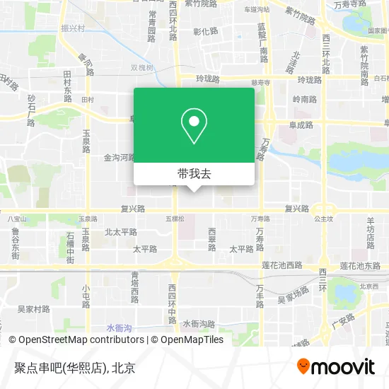 聚点串吧(华熙店)地图