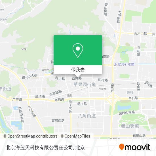 北京海蓝天科技有限公责任公司地图