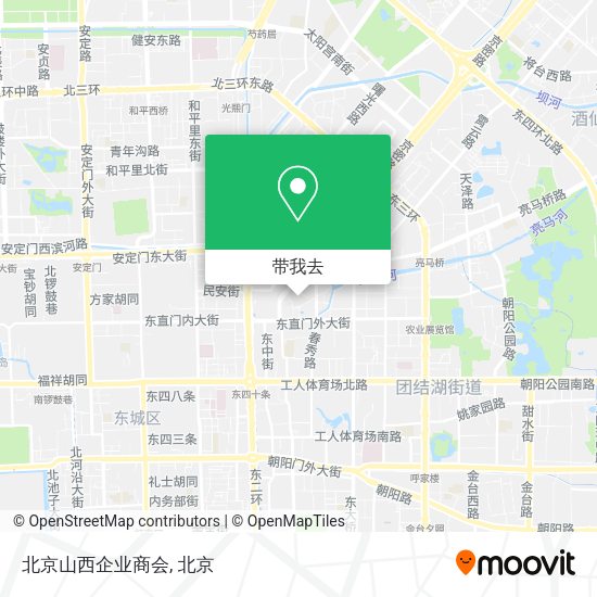 北京山西企业商会地图