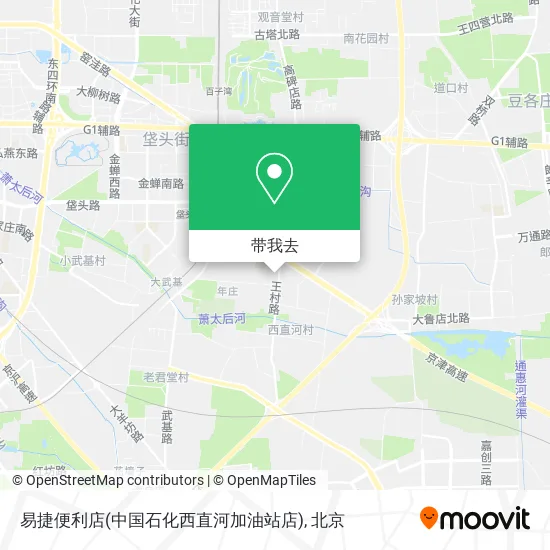 易捷便利店(中国石化西直河加油站店)地图